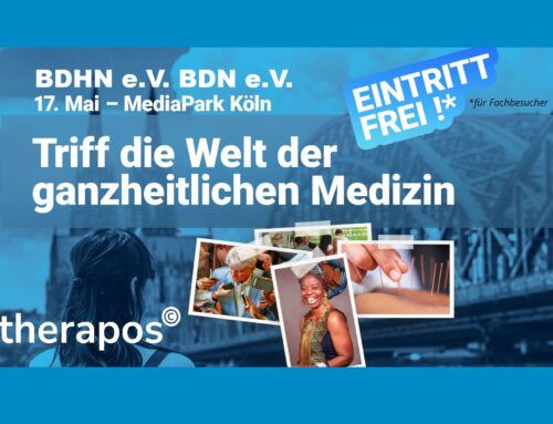 Besuchen Sie den BDHN e.V. am 17. Mai in Köln auf der Fachmesse Therapos – Eintritt frei – Klicken Sie hier für mehr Infos