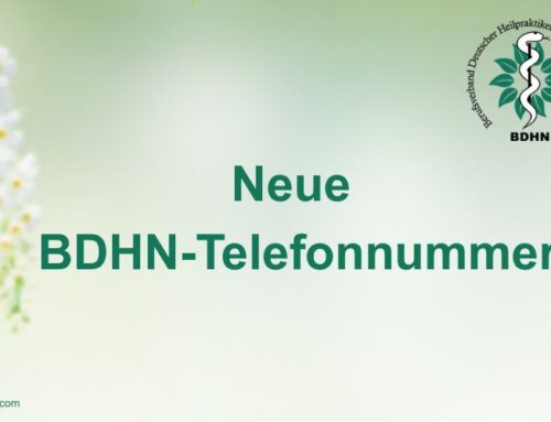 Neue Telefonnummer für die BDHN-Geschäftsstelle